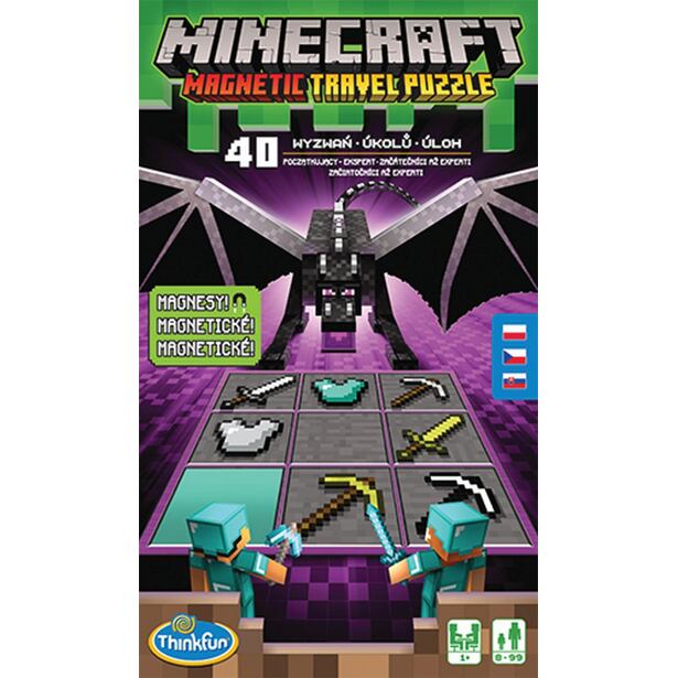 RAVENSBURGER ThinkFun Minecraft Magnetická cestovná hra