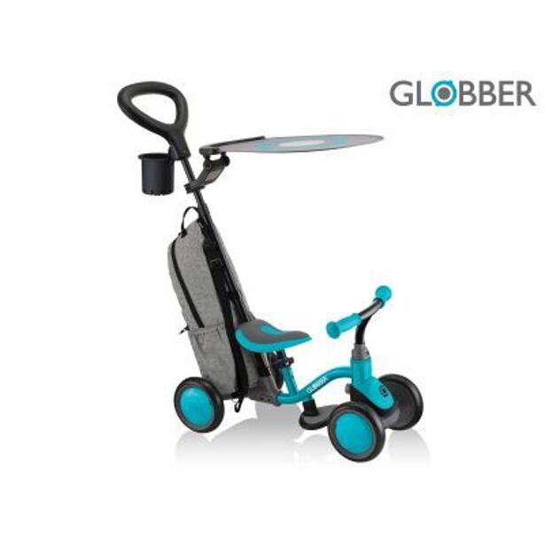 Globber Odrážadlo 3v1 Deluxe - Learning Bike 3in1 Deluxe - modrozelená