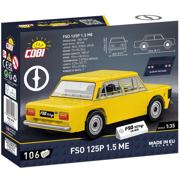 Cobi Polski Fiat FSO 125P 1,5ME