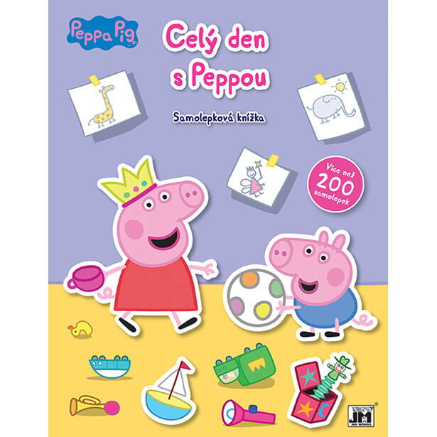 Jiri Models Samolepková knižka - Celý deň s Peppou