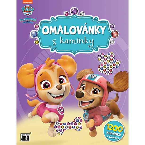 Jiri Models Tlapková patrola Omalovánky s kamínky
