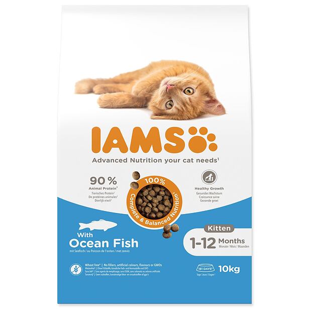 IAMS Cat Kitten Ocean Fish 10 kg