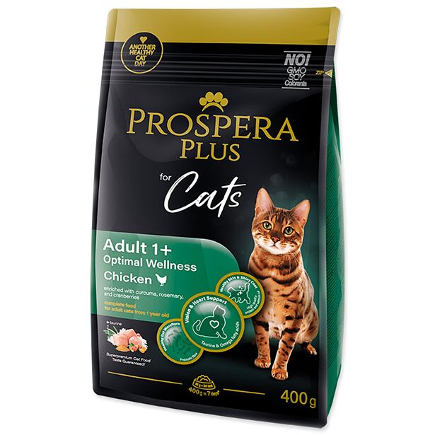 Krmivo Prospera Plus Adult 1+ Chicken  Optimal Wellness 0,4kg
