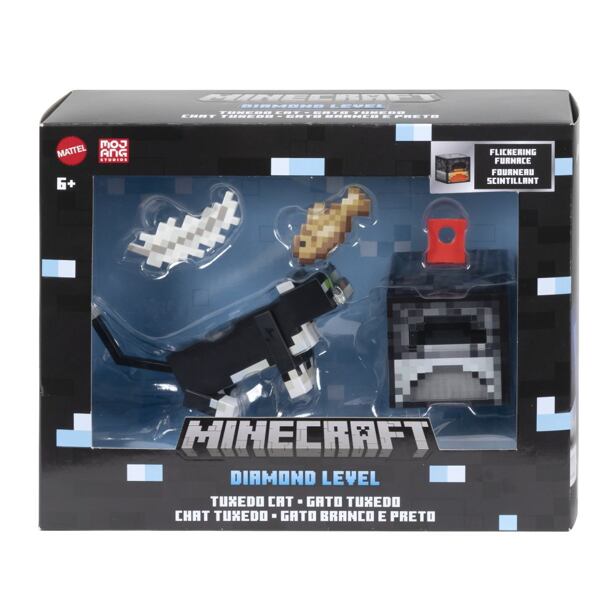 Mattel Minecraft DIAMOND LEVEL SBĚRATELSKÁ FIGURKA - CAT