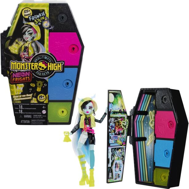 Mattel Monster High Skulltimate secrets panenka Neon, Frankiestein