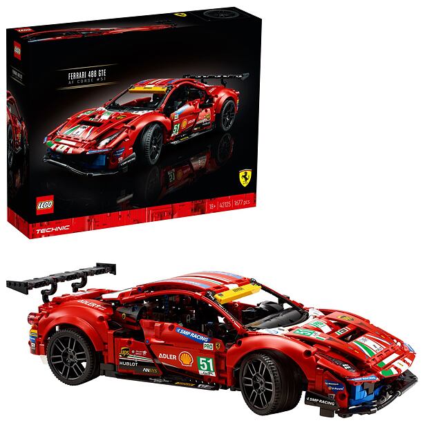 LEGO® Technic™ 42125 Ferrari 488 GTE „AF Corse #51” - poškozený obal