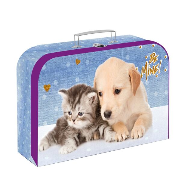 OXYBAG Kufřík lamino 34 cm - mazlíčci