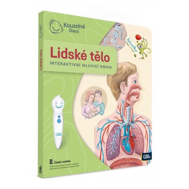 ALBI Kouzelné čtení Kniha Lidské tělo