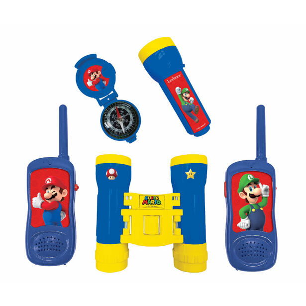 Lexibook Set Nintendo - vysílačky, dalekohled, baterka