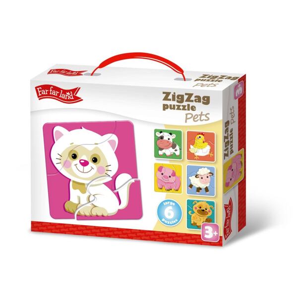 Kids Do ZigZag Puzzle - Domácí zvířátka