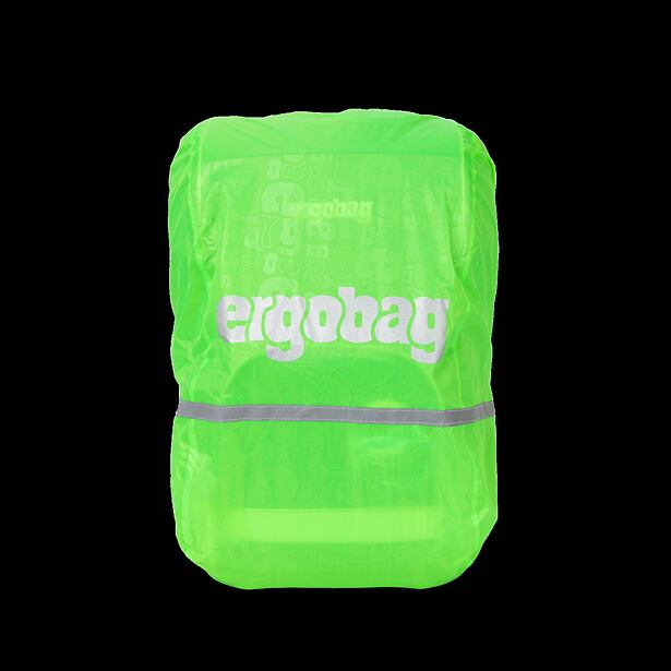 Ergobag Pláštěnka zelená - fluorescenční a reflexní