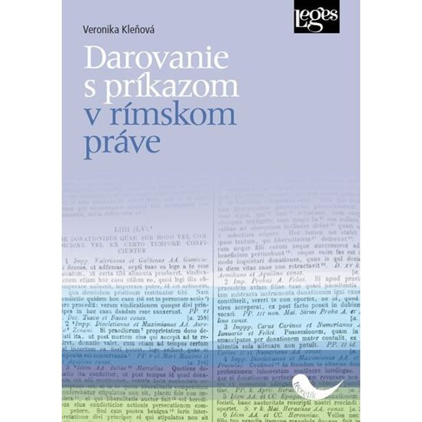 Darovanie s príkazom v rímskom práve