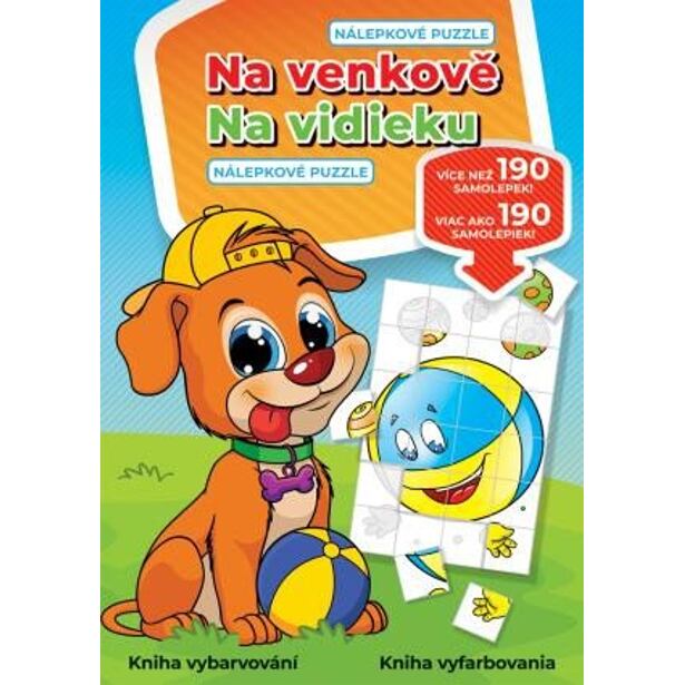 Na venkově - Nálepkové puzzle / Na vidieku - Nálepkové puzzle