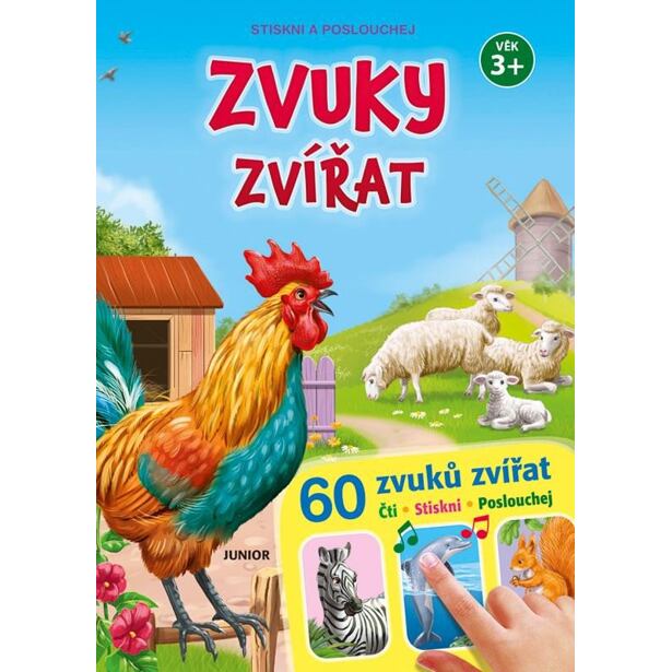 Zvuky zvířat + 60 zvuků zvířat - Stiskni a poslouchej