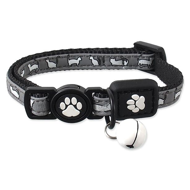 Obojok ACTIVE CAT Reflective čierny XS 1 ks