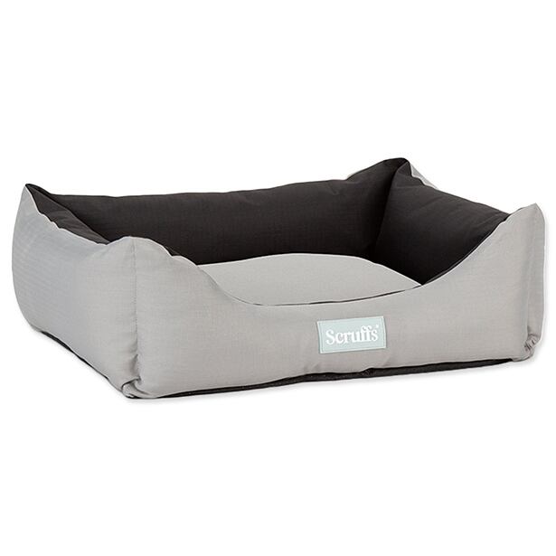 Pelíšek SCRUFFS Expedition Box Bed Storm Grey M 60 x 50 cm