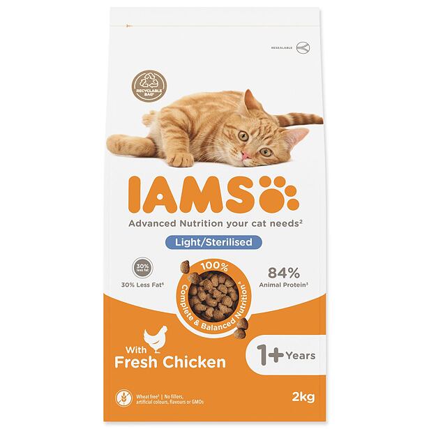 IAMS Cat Adult Weight Control / Sterilized Chicken 2 kg