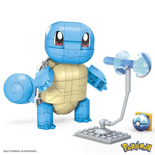 Mattel Pokémon Mega Construx - Postav a vystav si Squirtle