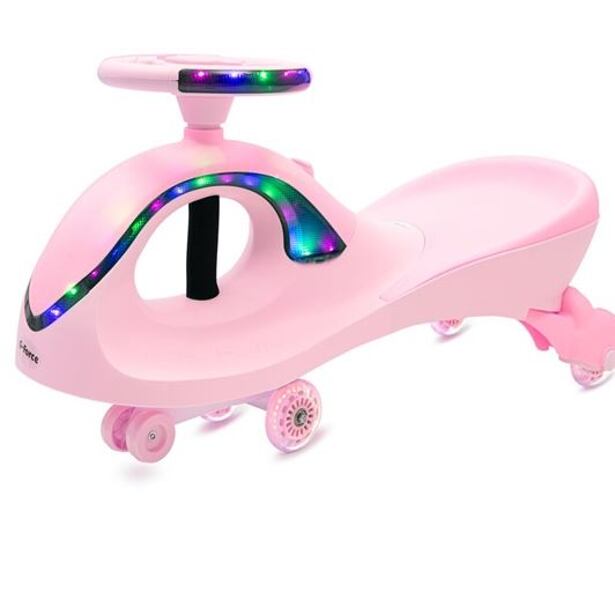 Baby Mix G-Force Gravitačné odrážadlo pre deti s LED pink