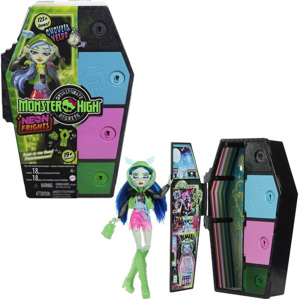 Mattel Monster High Skulltimate secrets panenka Neon, Ghoulia