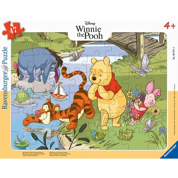 Ravensburger Disney: Medvedík Pú objavuje prírodu 47 dielikov