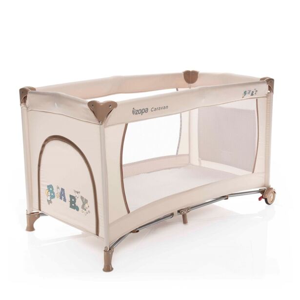 BD ZOP055525BB Zopa Postieľka skladacia Caravan Baby Beige - poškodený obal