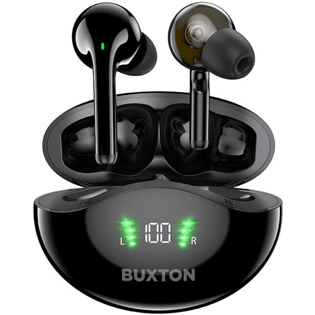 BUXTON Slúchadlá BLACK TWS BTW 5800