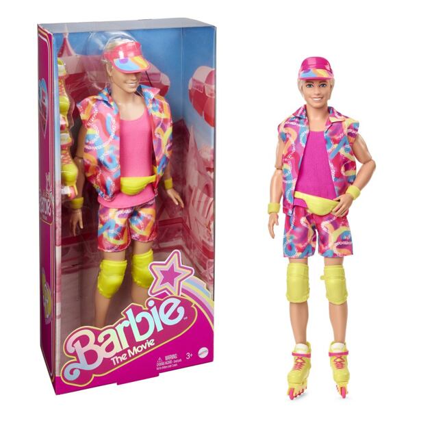 Mattel Barbie KEN VO FILMOVOM OBLEČKU NA KOLIESKOVÝCH BRUSLÁCH