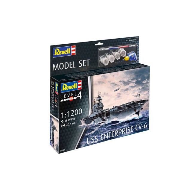 Revell ModelSet loď 65824 - USS Enterprise (1:1200)