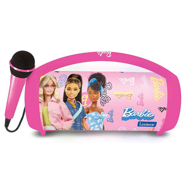 Lexibook Reproduktor s mikrofonem Boombox Barbie