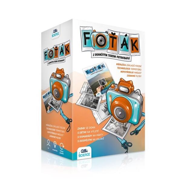 Albi Science Foťák s termotiskem - modrý