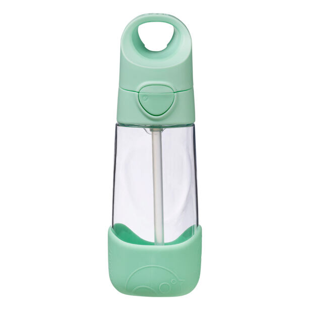 b.box Láhev na pití s brčkem 450 ml - spearmint