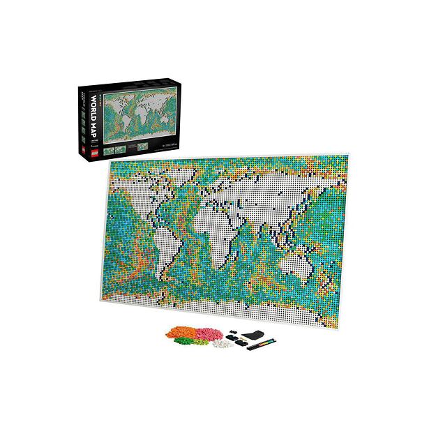LEGO®  Art 31203 Mapa sveta