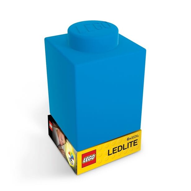 LEGO Classic Silikonová kostka noční světlo - modrá
