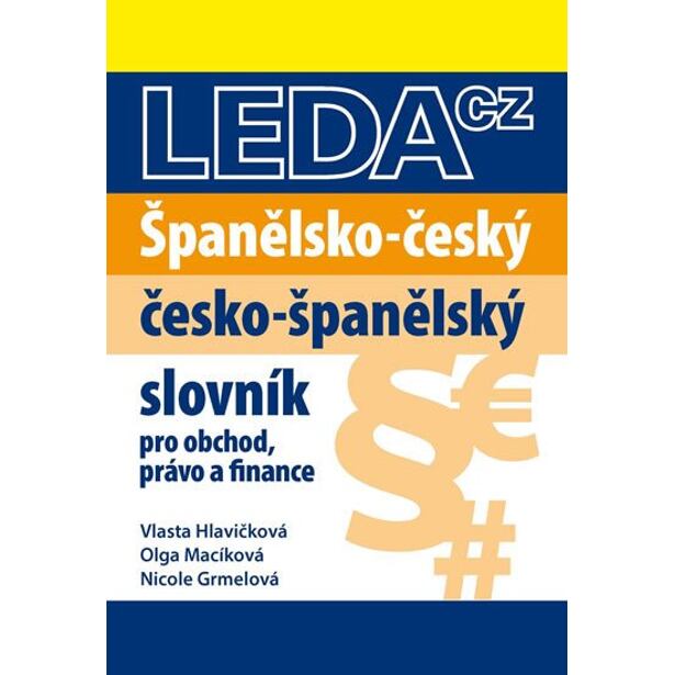 Španělsko-český, česko-španělský slovník pro obchod, právo a finance