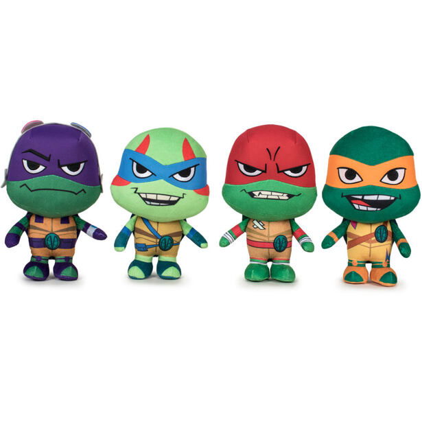 Mikro Vzestup želv ninja plyš 27cm, 4 druhy