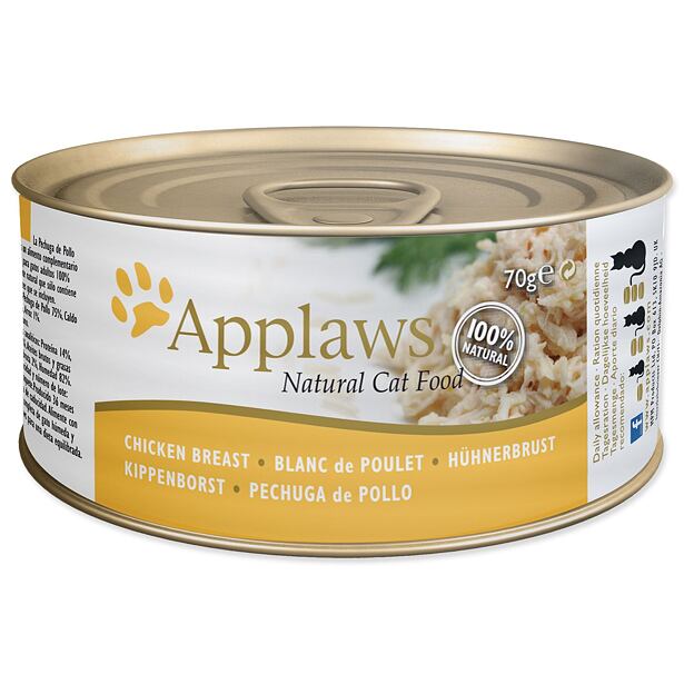 Konzerva APPLAWS Cat Chicken Breast 70 g