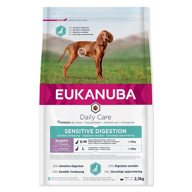 EUKANUBA Daily Care Puppy Sensitive Digestion 2,3 kg