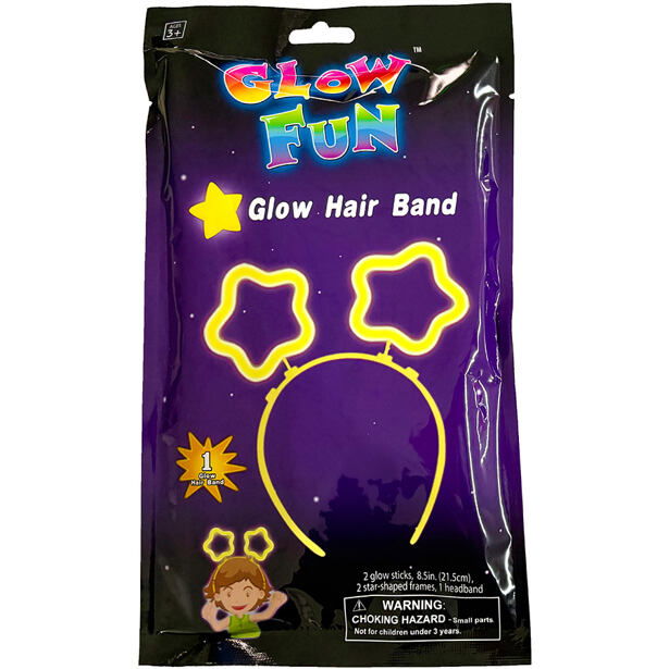 GLUMI Svítící čelenka - Hvězdičky