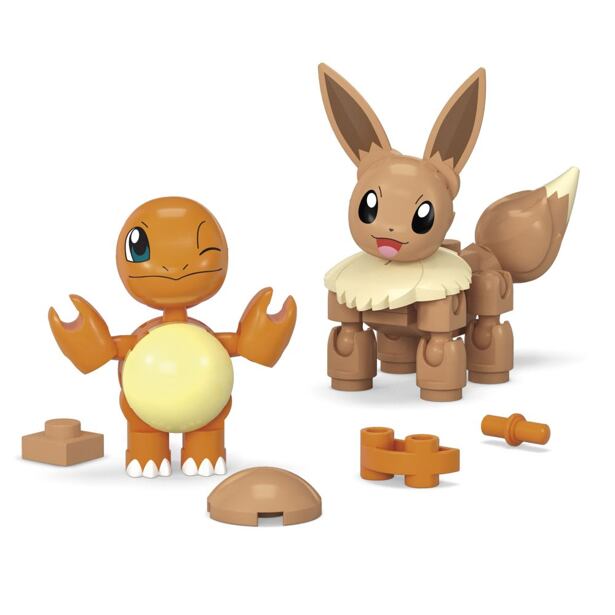 Mattel Mega Construx Pokémon pokéball - Eevee & Charmander