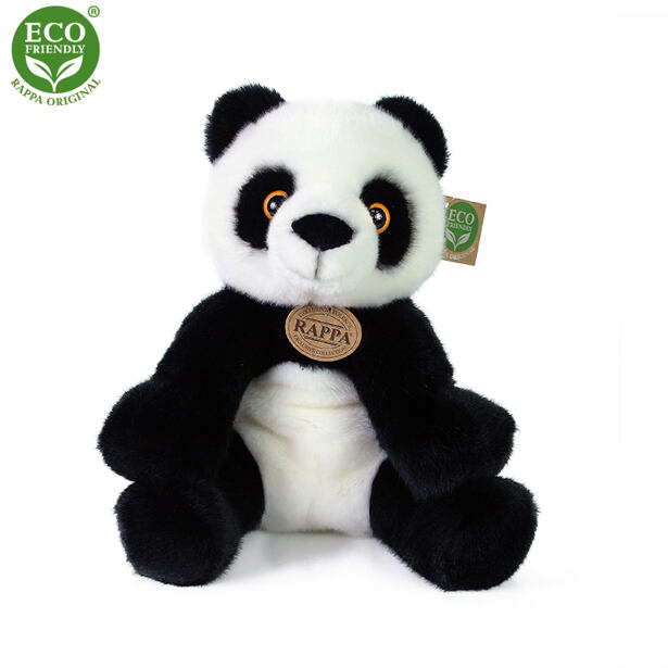Plyšová panda sedící 27 cm ECO-FRIENDLY