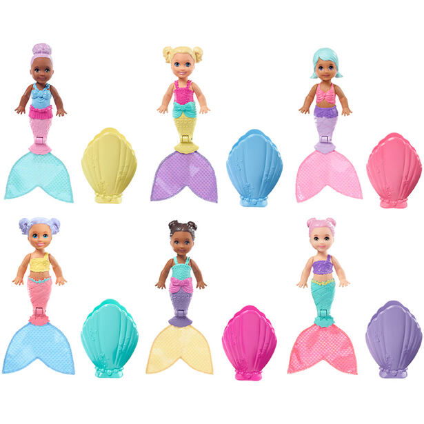 Mattel Barbie Mořská víla s překvapením, více druhů