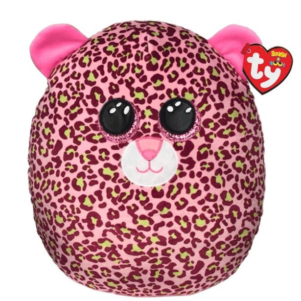Meteor Ty Squish-a-Boos LAINEY - růžový leopard, 30 cm 