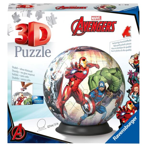 Puzzle-Ball Marvel: Avengers 72 dílků