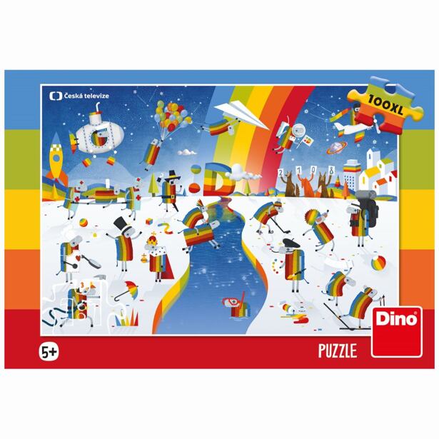 DINO ČT dečku 100XL Puzzle NOVÉ