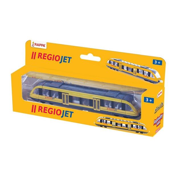 RAP188600 RAPPA Kovový regionální vlak RegioJet, 17 cm - poškozený obal