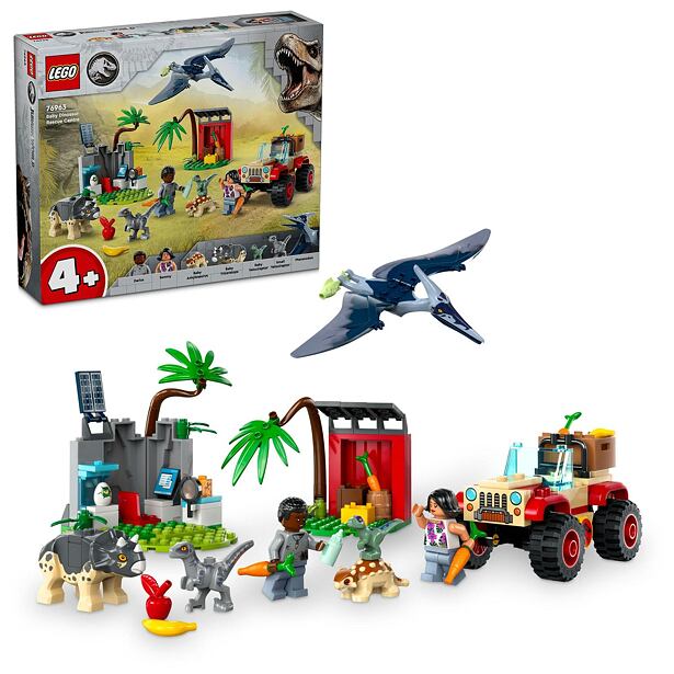 2276963 LEGO® Jurassic World 76963 Záchranárske stredisko pre dinosaurie mláďatá - poškodený obal