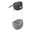b.box Fľaša Sport na pitie 600 ml - graphite