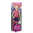 Mattel Barbie Fotbalová panenka - Barbie v červeném dresu