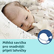 Canpol babies Lahev se širokým hrdlem BONJOUR PARIS 120ml modrá